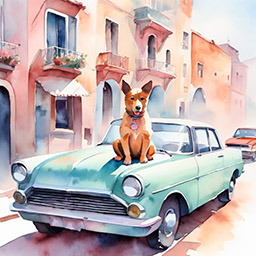 Watercolor example